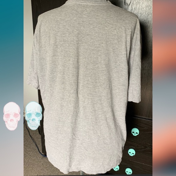 💀Grey men’s T-Shirt - Picture 2 of 4